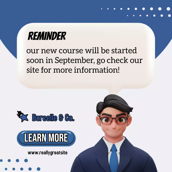 Reminder Poster Template | PosterMyWall