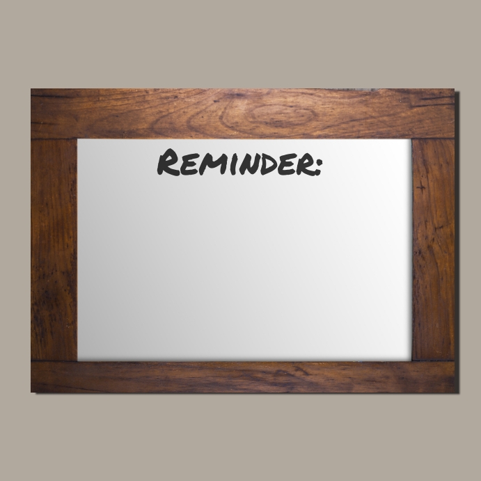Reminder template | PosterMyWall