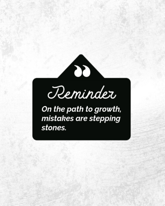 reminder template Instagram Portrait