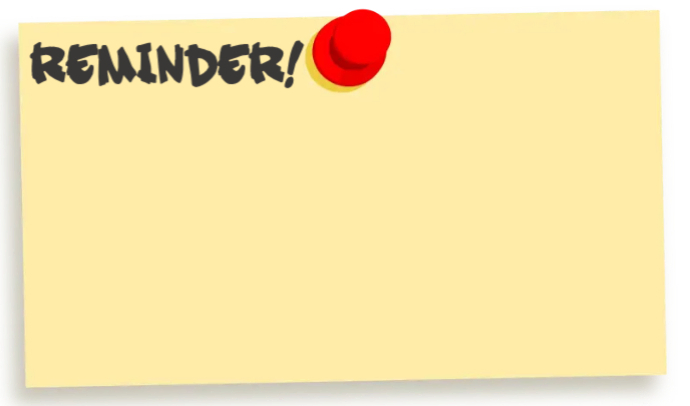 Orange Reminder Note Mga Tag Template | PosterMyWall