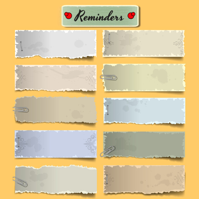 Reminders template | PosterMyWall