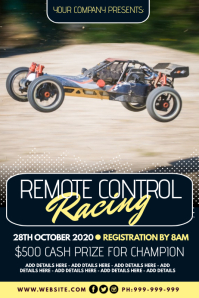 Radio Control Racing Logo Rc Racing Template | PosterMyWall