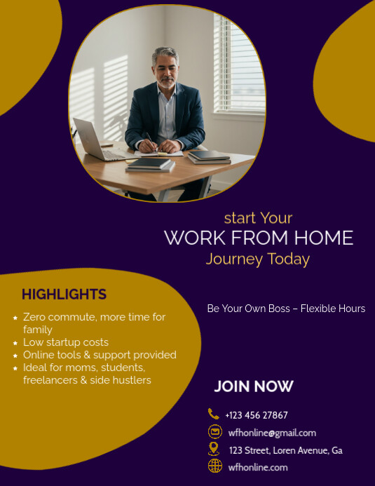 Remote Job Promotion Template | PosterMyWall
