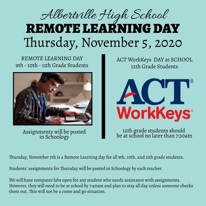 REMOTE LEARNING DAY Template | PosterMyWall