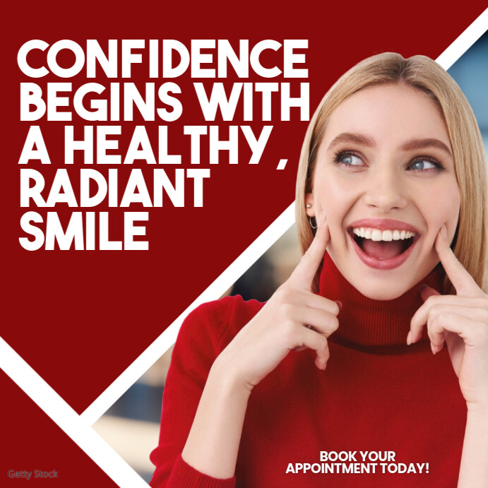 Blue Dentures Instagram Ad Template | PosterMyWall