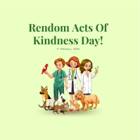 Random Acts of Kindness Day Post Template | PosterMyWall