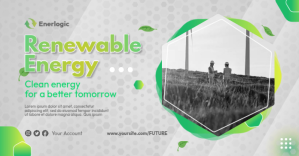 Renewable Energy Gambar Bersama Facebook template