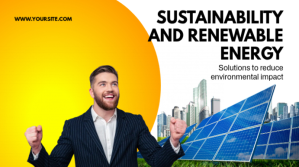 White Renewable Energy youtube thumbnail YouTube-miniature Template