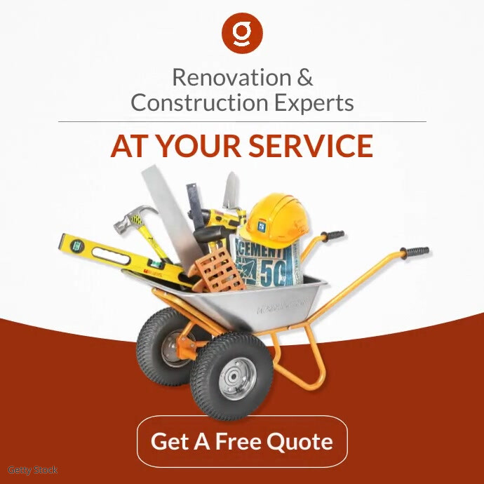 Renovation & Construction services advertisem Template | PosterMyWall