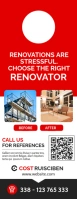 renovation and construction services cutout t Door Hanger template