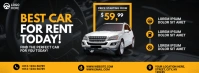 Rent a car ad Facebook Cover Photo template