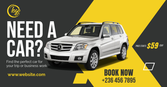 Rent A Car Ad Template | PosterMyWall