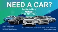 rent a car banner งานแสดงผลงานแบบดิจิทัล (16:9) template