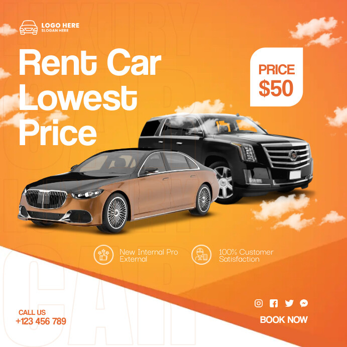 Rent A Car Poster Template | PosterMyWall