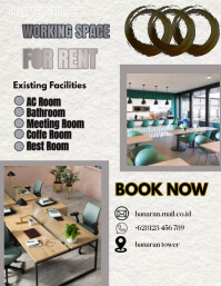 Office For Rent Poster Office Space Rental Template | PosterMyWall