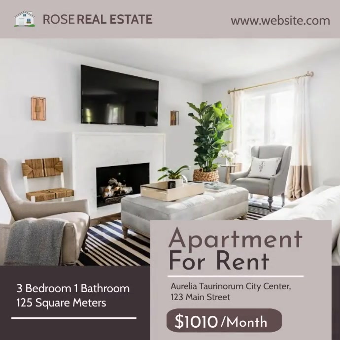 Copy of Rental Apartment | PosterMyWall