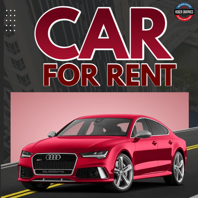Copy of Rental Car Design | PosterMyWall
