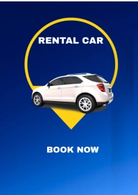 Rental car A2 template