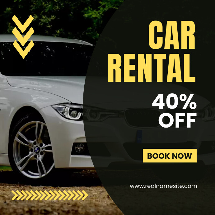Rental Car Instagram Post Template | PosterMyWall