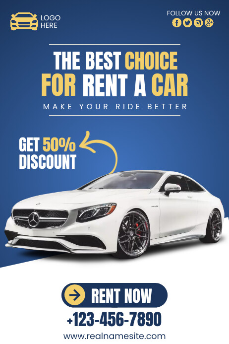 Copy of Rental Car Poster | PosterMyWall