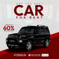 Rental Car Template Instagram Post