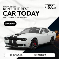 Rental Car Template Instagram Post