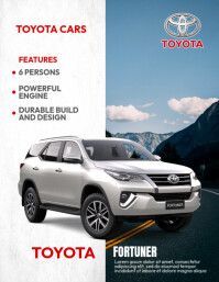 Rental Car Template Volantino (US Letter)