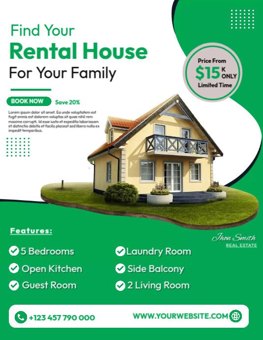Image 14 for House Rental Flyer Template