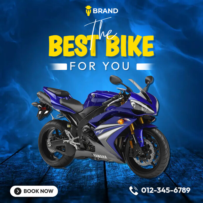 Rental Motor Bike Flyer Ads Template | PosterMyWall