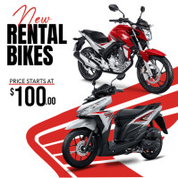 Rental Motorcycle Template Wpis na Instagrama