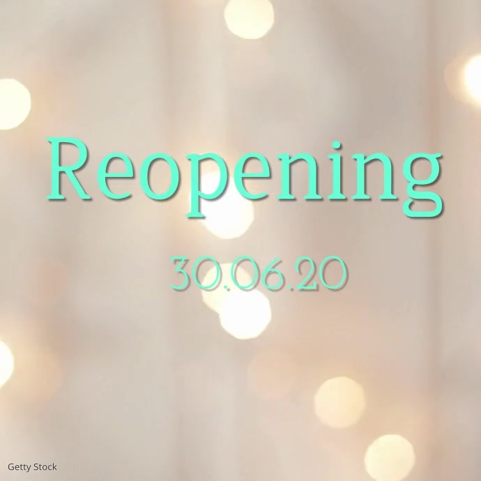 reopening sign Template | PosterMyWall