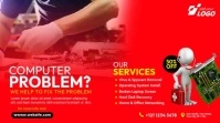 Repair Service Ad Twitter Post template