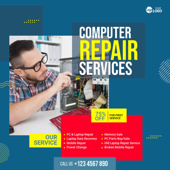 Repair Service Ad Template | PosterMyWall