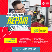 Computer Repair Service Ad Template | PosterMyWall