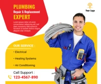 Repair service installation Large Rectangle template