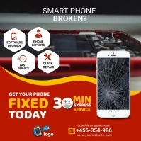 repair services Publicação no Instagram template