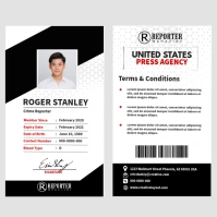 Reporters ID Carré (1:1) template