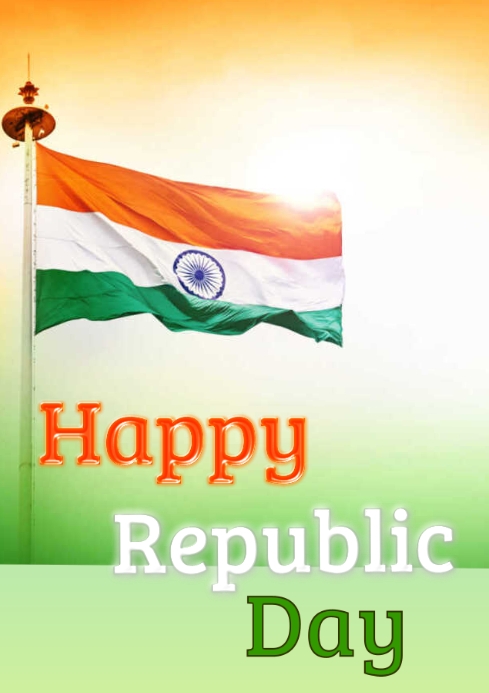 Republic day A4 template