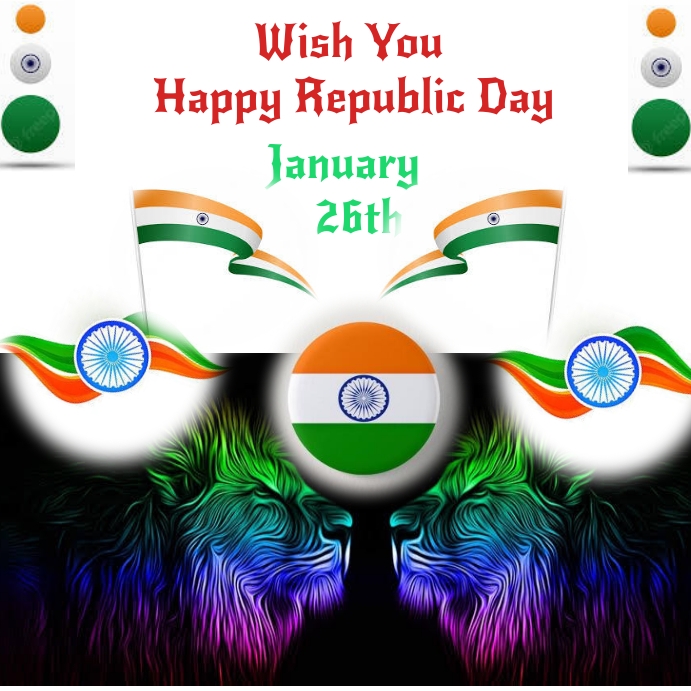 Republic Day Instagram Post template