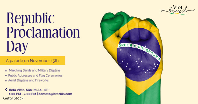 Republic Proclamation Day Facebook Image Template | PosterMyWall