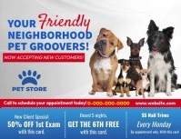 Rescue Animals Flyer (US Letter) template
