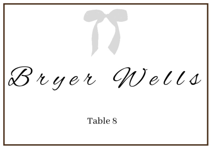 Reservation Postcard template