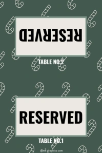 Reserved Affiche template