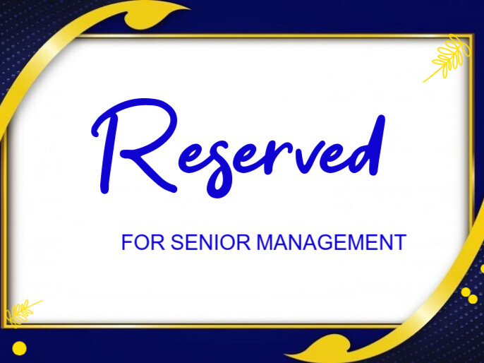 Reserved Presentation template