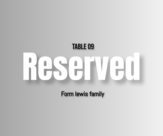 Reserved Template | PosterMyWall