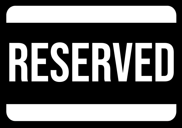 Reserved door sign great design poster Template | PosterMyWall