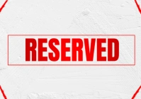 Reserved door sign great design poster A1 template