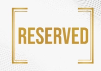 Reserved door sign great design poster A4 template