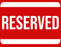 Entry Reserved Reserved door sign great design poster Template | PosterMyWall