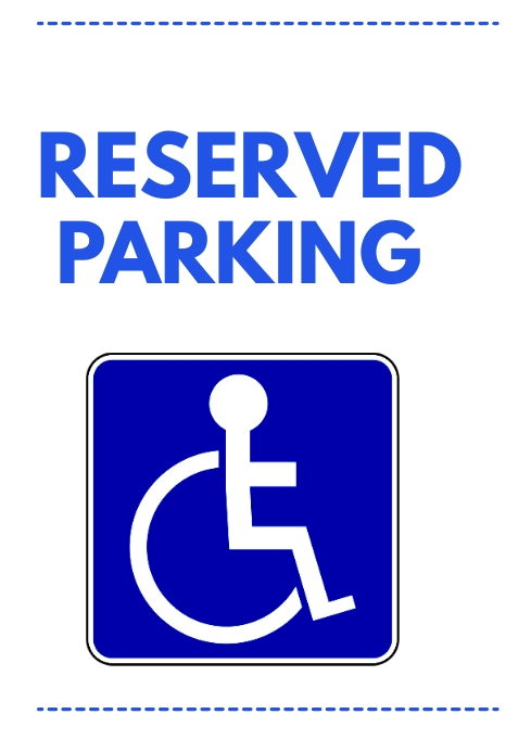 reserved parking Template PosterMyWall reserved parking Template PosterMyWall